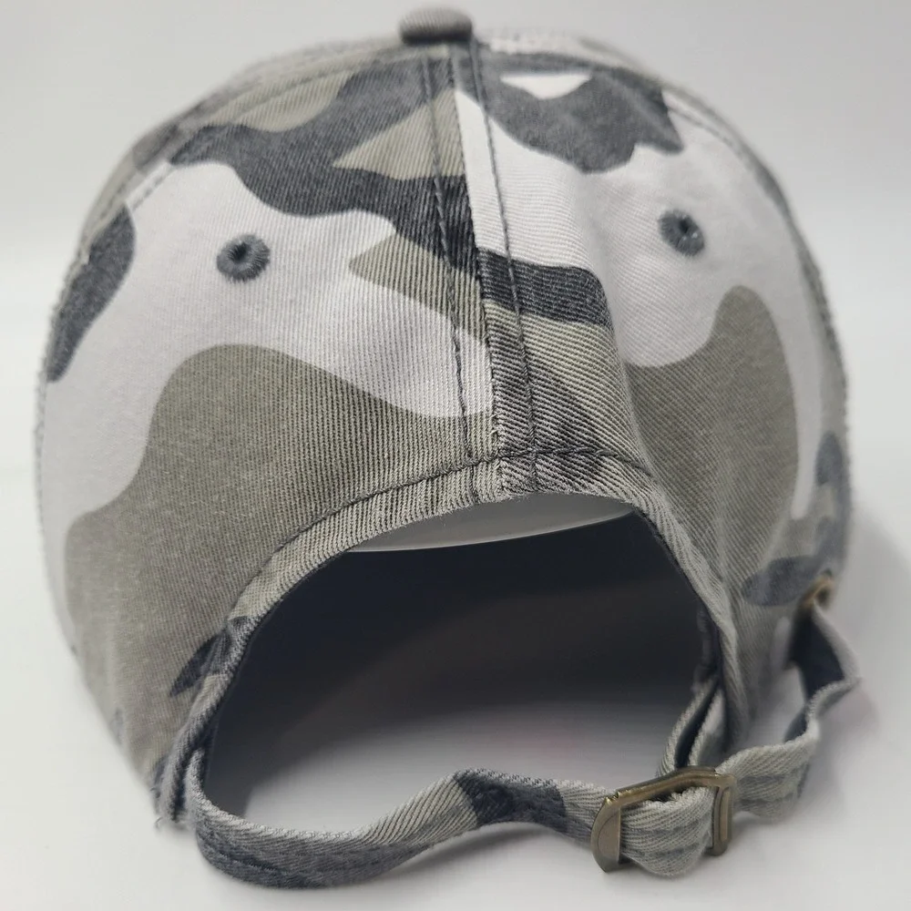 Vintage A Man Part Movie Promo Hat Adjustable Camo 2003 Thriller Action Gray Men